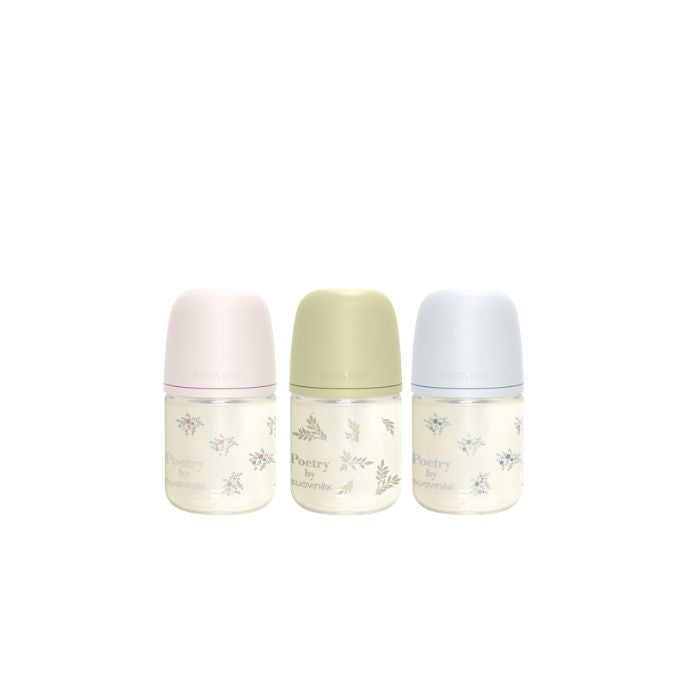 Suavinex Biberão em Vidro Poetry Tamanho S, 120 ml