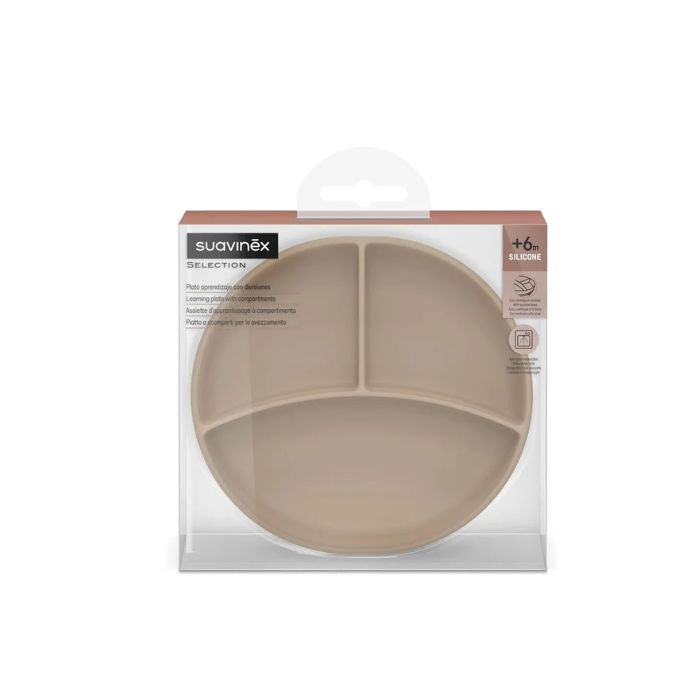 Suvinex Prato de Silicone com Divisões Bege