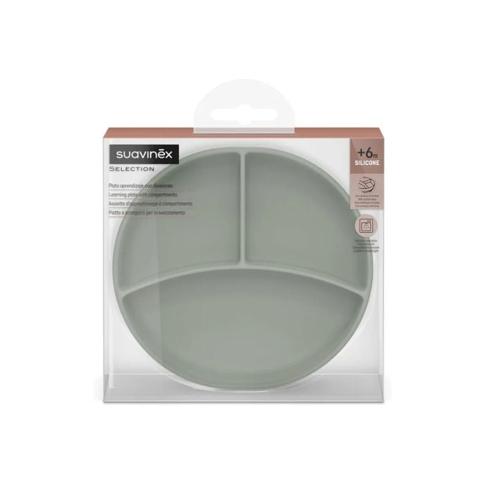 Suvinex Prato de Silicone com Divisões Verde