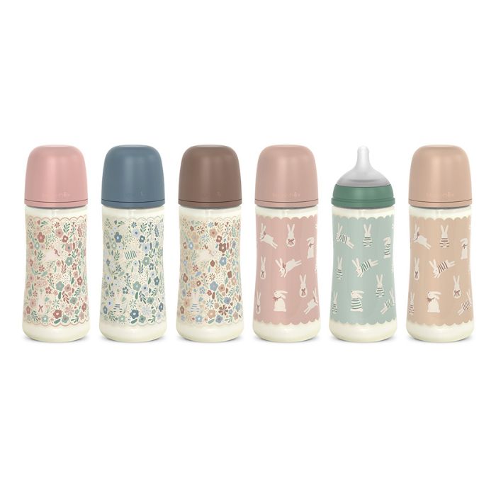 Suavinex Biberão Wonderland Silicone Fluxo Denso, 360 ml 6M+