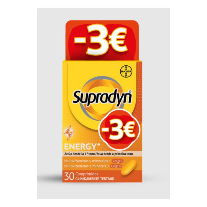 Supradyn Energy -3€ Desconto, 30 Comprimidos