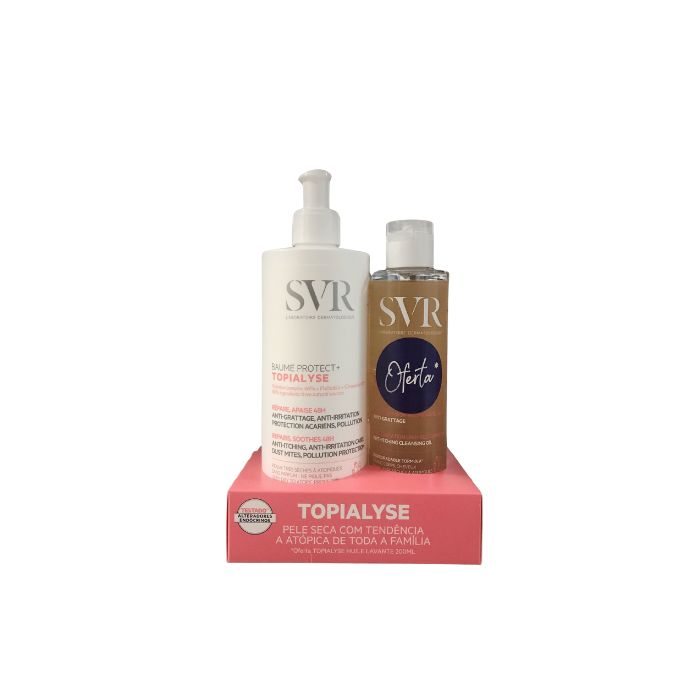 SVR Topialyse Baume Protect+ 400 ml + Oferta Óleo Lavante Micelar 200 ml