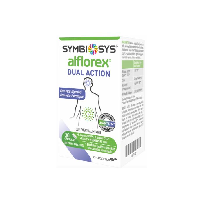 Symbiosys Alflorex Dual Action, 30 Cápsulas