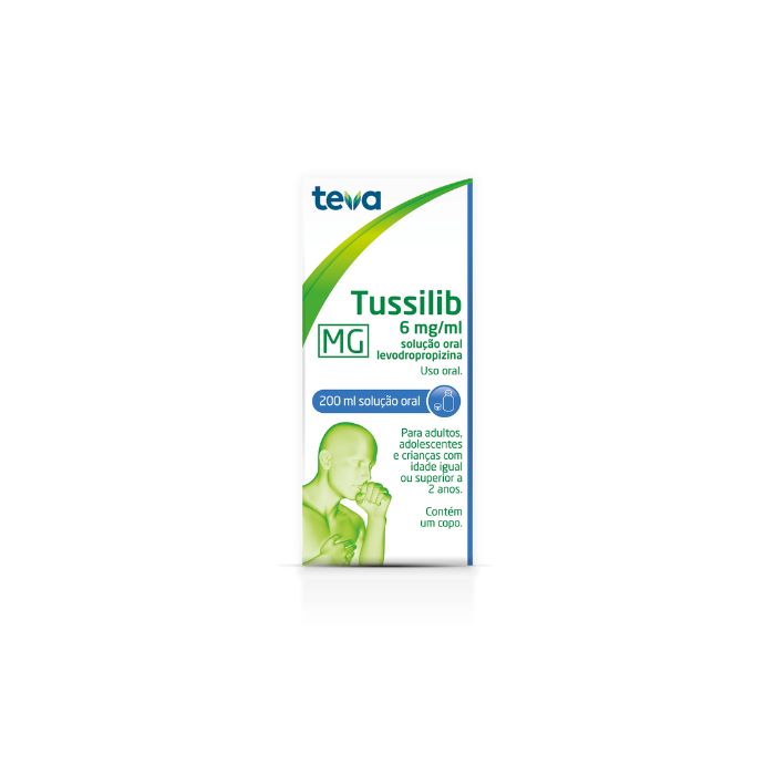 Tussilib MG, 6 mg/ml Solução Oral, 200 ml