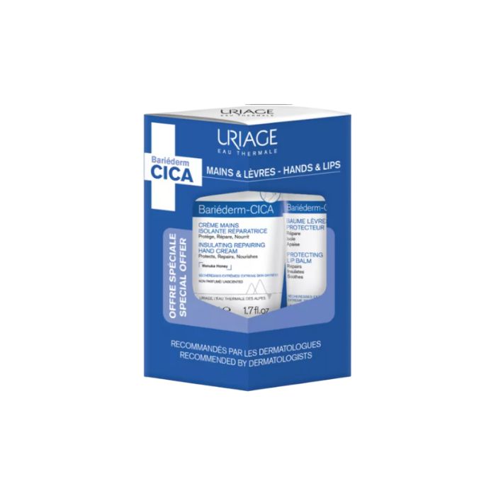 Uriage Bariederm Cica Creme de Mãos + Bálsamo Labial