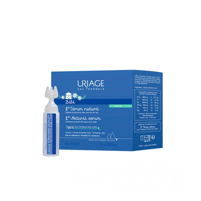 URIAGE BEBÉ 1ÈRE SORO FISIOL NATURAL 15X5ML