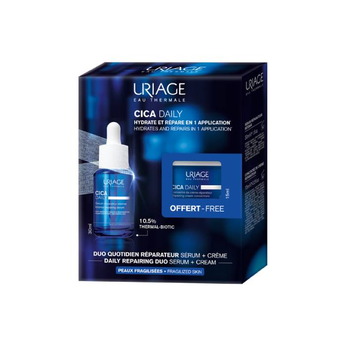 Uriage Cica Daily Sérum 30 ml + Oferta Creme Concentrado Reparador 15 ml