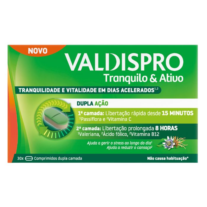 Valdispro Tranquilo & Ativo 30 Comprimidos