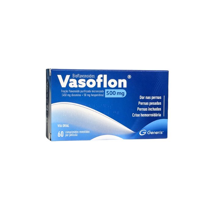 Bioflavonóides Vasoflon, 500 mg Blister 60 Comprimidos