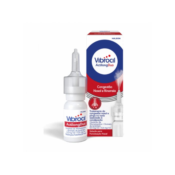 Vibrocil Actilongduo 0.5 MG/ML + 0.6 MG/ML Solução Pulverização Nasal