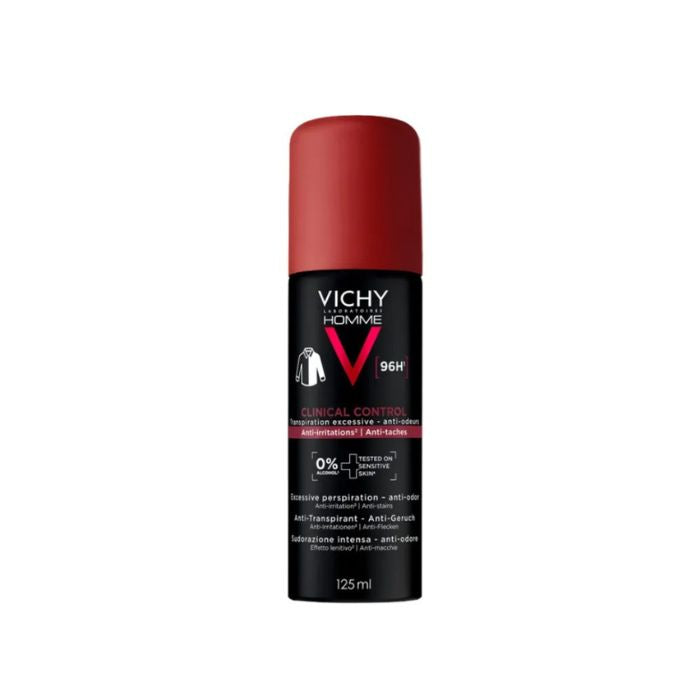 Vichy Homme Clinical Control Desodorizante Spray, 125 ml