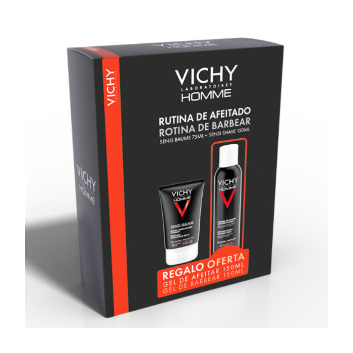 Vichy Homme Sensi Baume + Gel de Barbear 150 ml