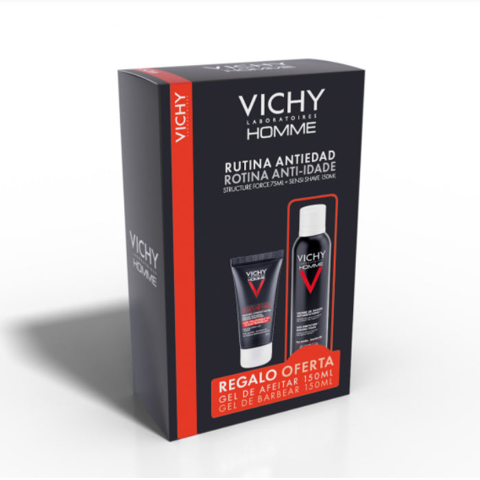 Vichy Homme Structure Force 50 ml  + Gel de Barbear 150 ml