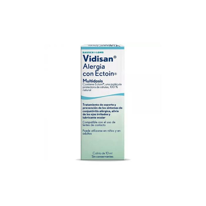 Vidisan Colirio com Ectoina, 10 ml