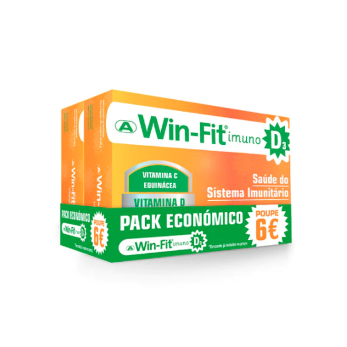 Win-Fit imuno D3 Pack Duplo, 2 X 30 Comprimidos