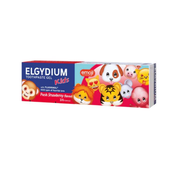 Elgydium Kids Gel Dentífrico Morango Emoji, 50ml
