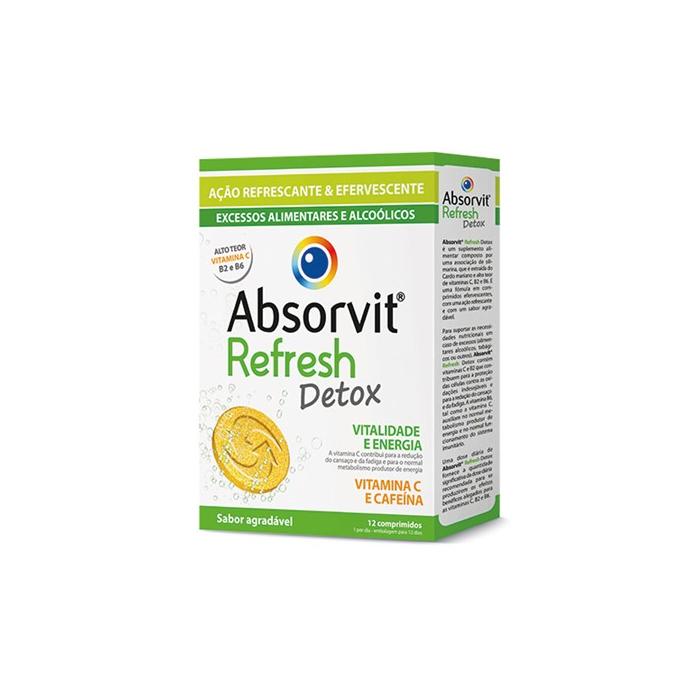 Absorvit Refresh Detox, 12 Comprimidos Efervescentes