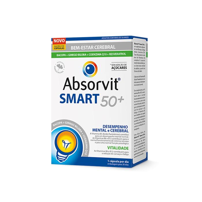 Absorvit Smart 50+, 30 Cápsulas
