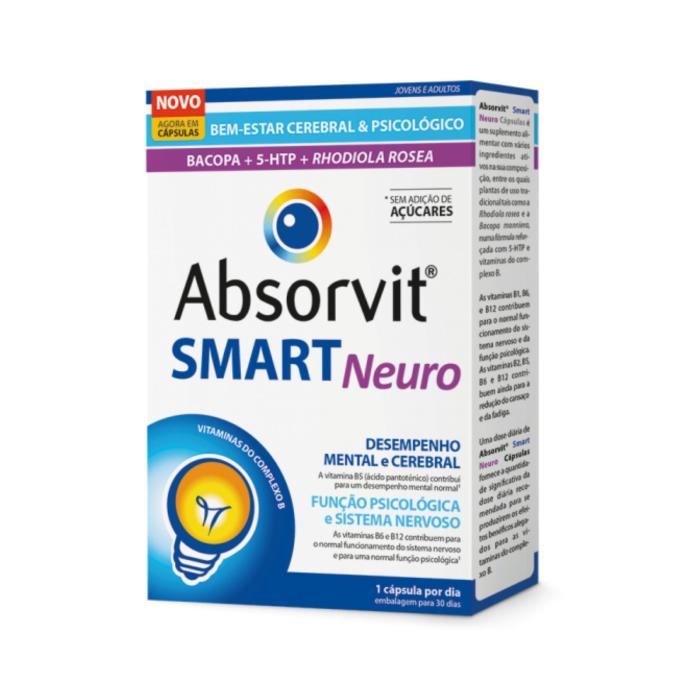 ABSORVIT SMART NEURO 30 CAPS