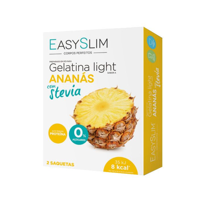Easyslim Gelatina Light Ananás com Stevia, 2 saquetas