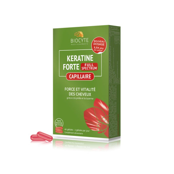 Biocyte Keratine Extra Plus Forte, 40 Cápsulas