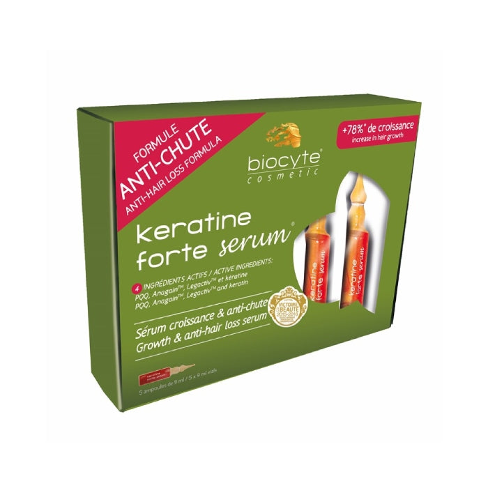 Biocyte Keratine Forte Sérum Antiqueda Ampolas,  5 X 9 ml