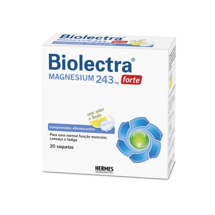 Bioelectra Magnesium 243 mg Forte, 20 Comprimidos Efervescentes