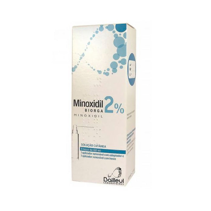 Biorga Minoxidil 2% Solução Cutânea, Frasco 60 ml