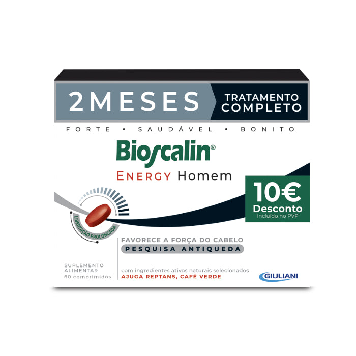 Bioscalin Energy Homem Pack Duplo Comprimidos, 2 X 30 Comprimidos