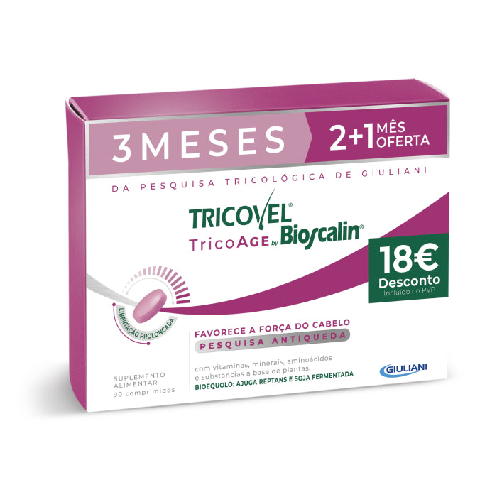 Bioscalin Trico Age 50+ Pack Triplo Comprimidos, 3 X 30 Comprimidos