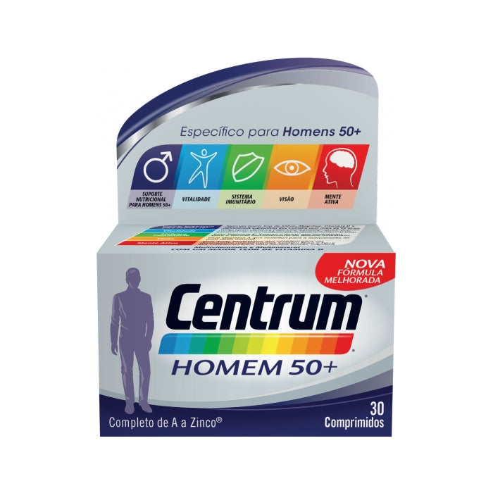 CENTRUM HOMEM 50+ 30 COMP
