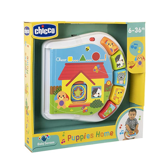 Chicco Brinquedos Baby Senses Livro Casa das Formas, 6-36 Meses
