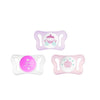 Chicco Physio Micro Chupeta Silicone Menina, 0-2 Meses, 2 Unidades