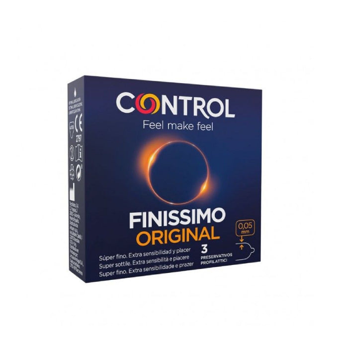 CONTROL FINISSIMO ORIGINAL X 3 PRESERVATIVOS