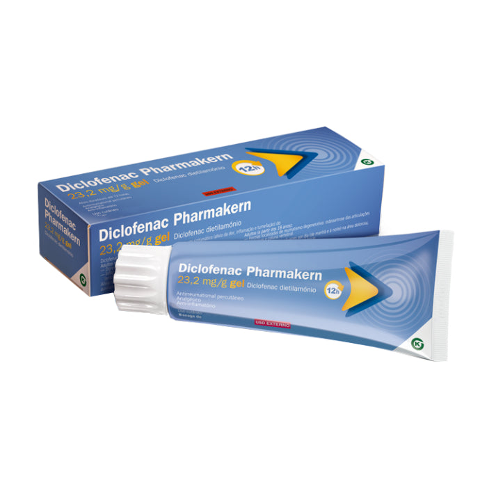 Diclofenac Pharmakern 23,2 mg/g Gel Bisnaga, 100 g