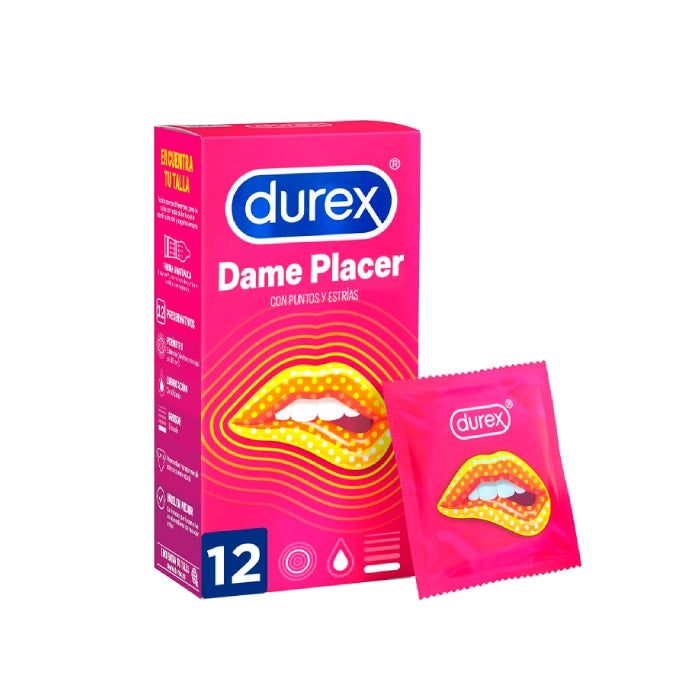 Durex Dame Placer, 12 Preservativos