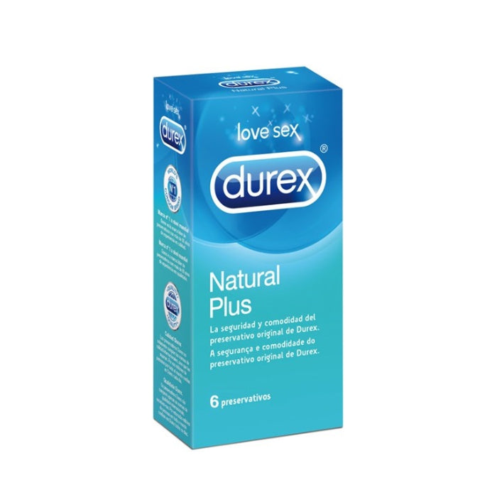 Durex Natural Plus, 6 Preservativos