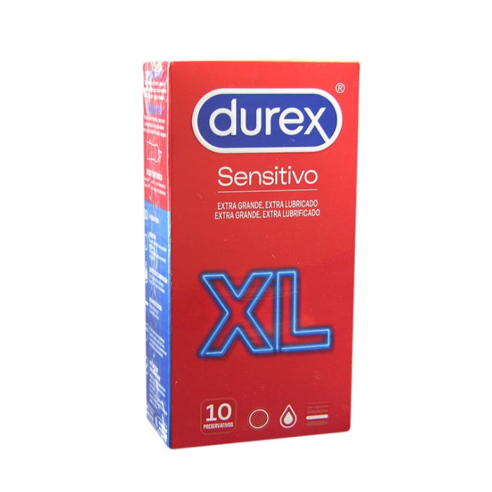 DUREX SENSITIVO PRESERVATIVO XL X10