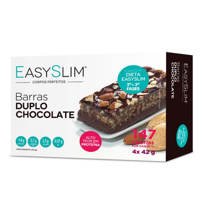 Easyslim Barras Chocolate, 4 X 34 g