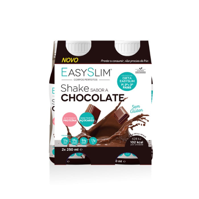 Easyslim Shake Chocolate, 250 ml, 2 Unidades