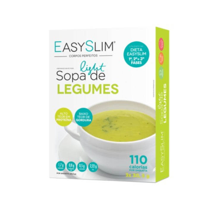 Easyslim Sopa Legumes, 3 Unidades