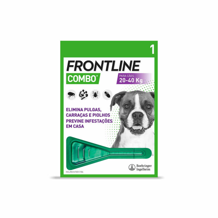 Frontline Combo Cão 1 Pipeta, 20-40 Kg