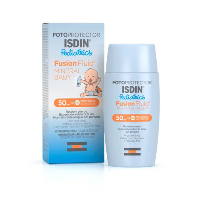 Isdin Fotoprotector Pediatrics Fusion Fluid Mineral Baby SPF 50, 50 ml