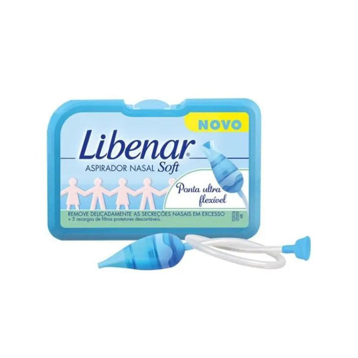 Libenar Baby Aspirador Nasal Soft + 5 Filtros Descartáveis