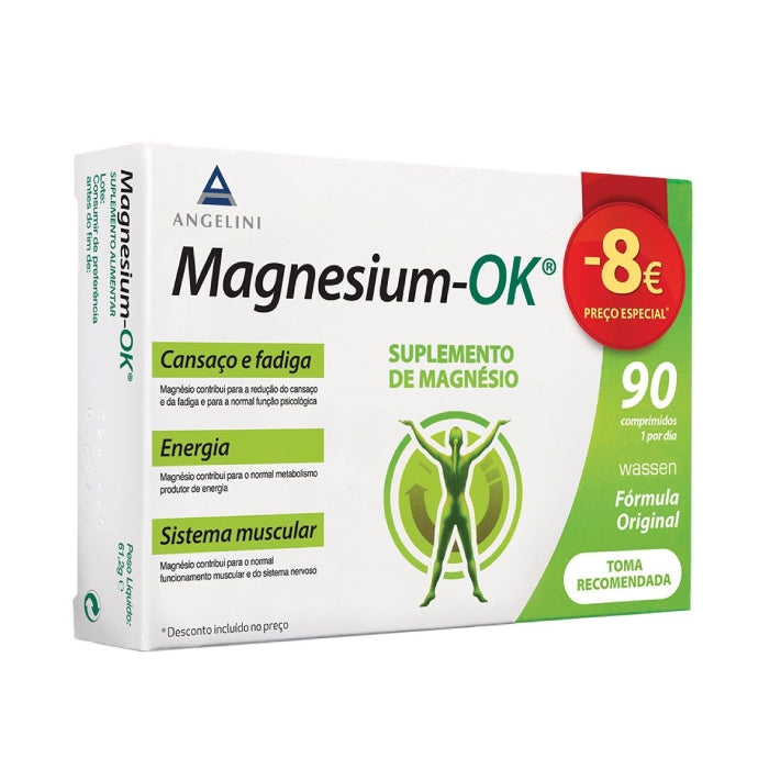 Magnesium-OK Embalagem Económica, 90 Comprimidos