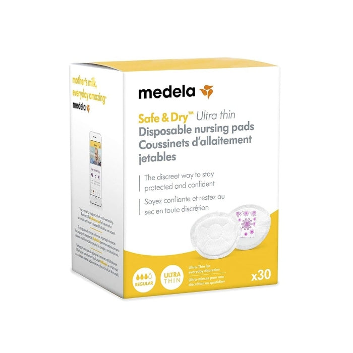 Medela Protetor Seio Disco Descartável Safe Dry, 30 Unidades