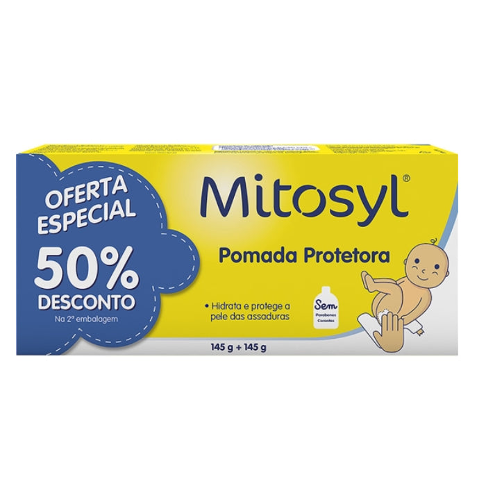 Mitosyl Pomada Protetora 145g + Oferta 50% Desconto na 2ª Embalagem