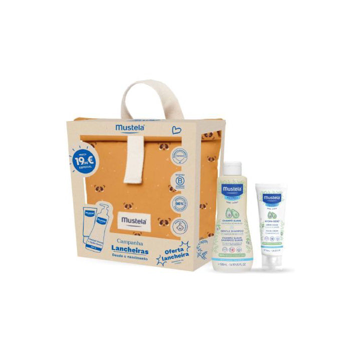 MUSTELA BEBE CHAMPO 500ML+CR ROSTO 40ML+OF LAN AMARELA