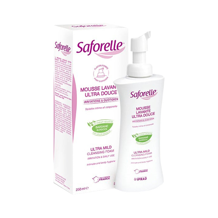 Saforelle Espuma de Limpeza Ultra-Suave, 250 ml
