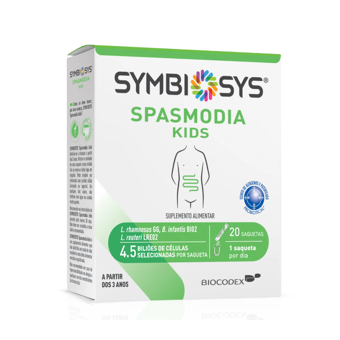 Symbiosys Spasmodia Kids, 20 Saquetas
